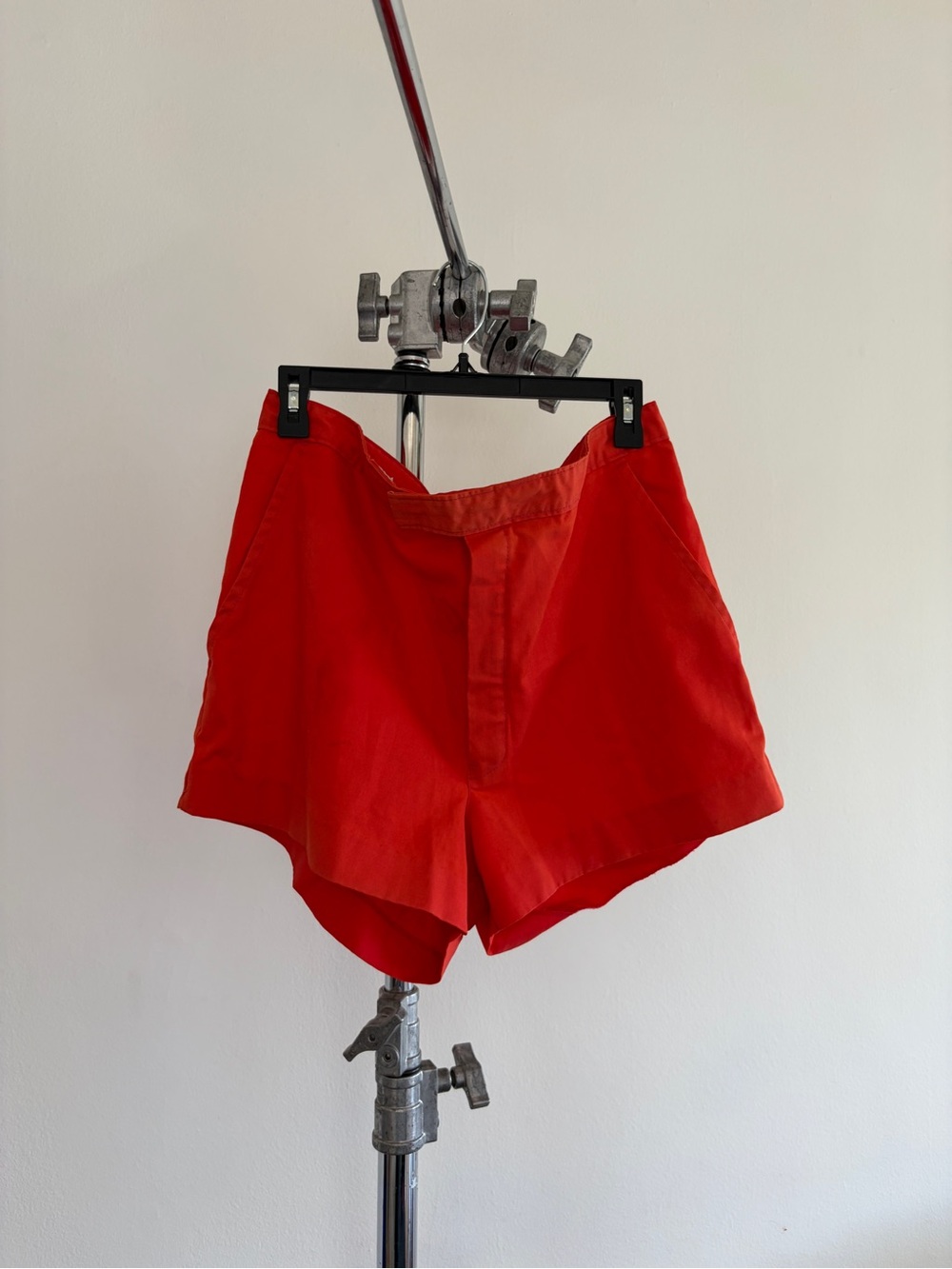 High-Waist Red Women's Shorts
